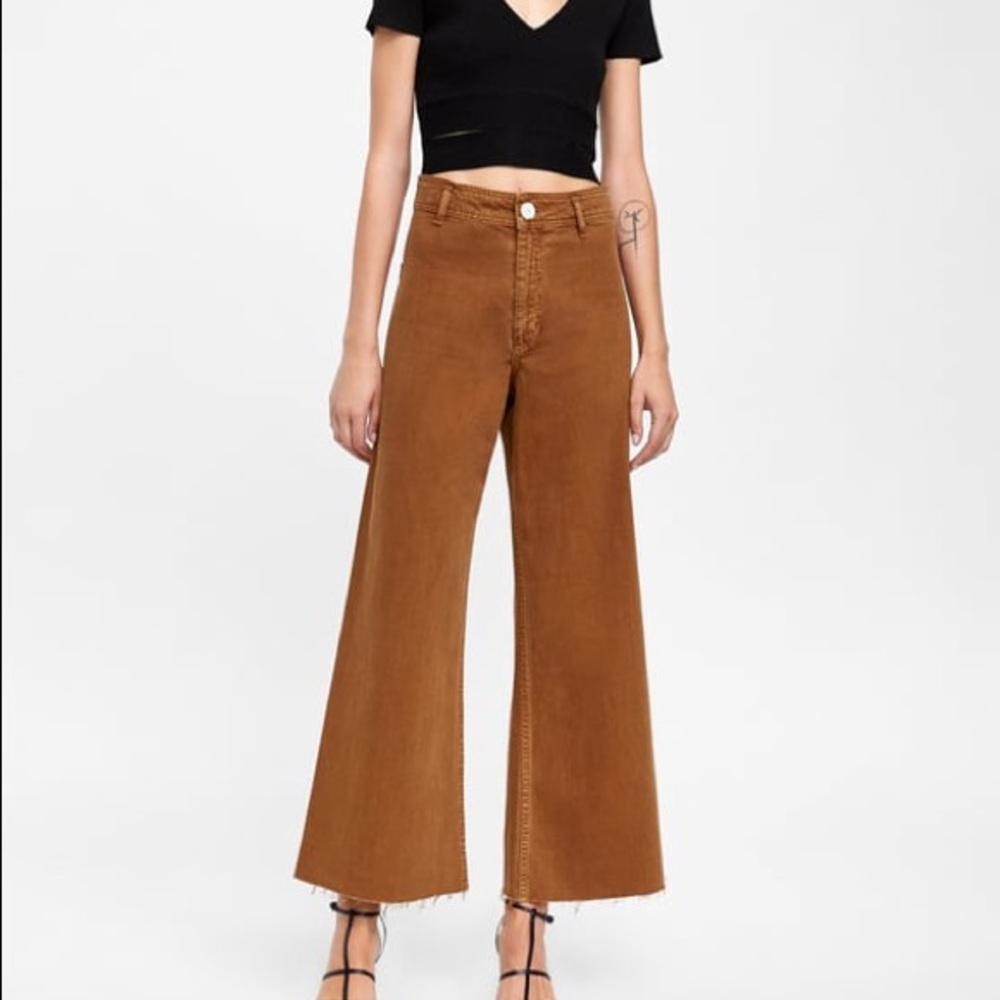 Zara Premium Marine Straight Leg Jeans